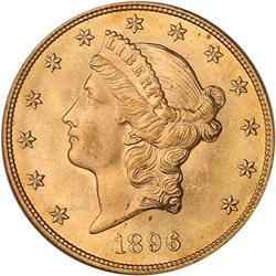 Lot 532 - 1896 $20 Liberty PCGS MS64