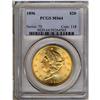 Image 3 : Lot 532 - 1896 $20 Liberty PCGS MS64