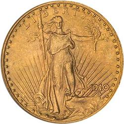 Lot 544 - 1910 $20 St. Gaudens PCGS MS64