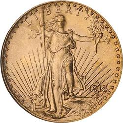 Lot 549 - 1913-D $20 St. Gaudens NGC MS64