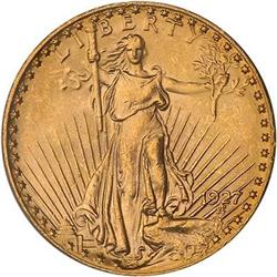 Lot 556 - 1927 $20 St. Gaudens PCGS MS64
