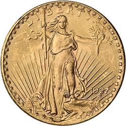 Lot 557 - 1927 $20 St. Gaudens RAW