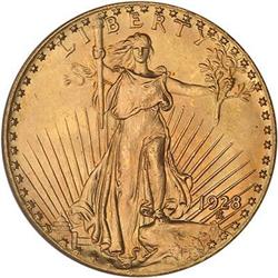 Lot 558 - 1928 $20 St. Gaudens PCGS MS65