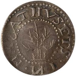 Lot 567 - 1652 Oak Tree Sixpence Noe-21 R-5 Bkwd S PCGS XF45