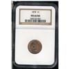 Image 3 : Lot 610 - 1878 Indian Head Cent NGC MS66 RB