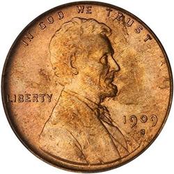 Lot 615 - 1909-S Lincoln Cent. VDB PCGS MS64 RD
