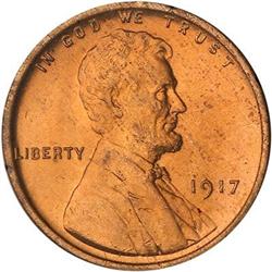 Lot 620 - 1917 Lincoln Cent PCGS MS65 RD