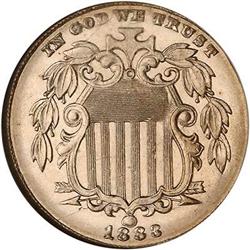 Lot 650 - 1883 Shield Nickel NGC MS66