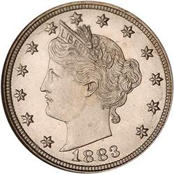 Lot 651 - 1883 Liberty Nickel. Without CENTS NGC MS67