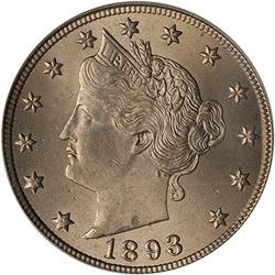 Lot 654 - 1893 Liberty Nickel PCGS MS64