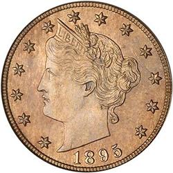 Lot 655 - 1895 Liberty Nickel PCGS MS65