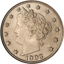 Lot 656 - 1903 Liberty Nickel PCGS MS66