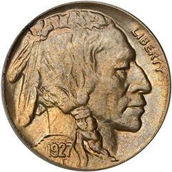 Lot 672 - 1927-S Buffalo Nickel PCGS MS64