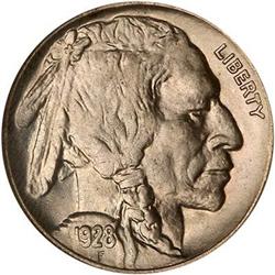 Lot 674 - 1928 Buffalo Nickel NGC MS 67