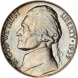 Lot 683 - 1939 Jefferson Nickel PCGS MS66 FS