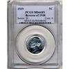 Image 3 : Lot 683 - 1939 Jefferson Nickel PCGS MS66 FS