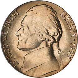 Lot 684 - 1939-S Jefferson Nickel PCGS MS67