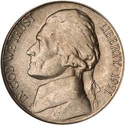 Lot 700 - 1951-S Jefferson Nickel NGC MS65 5FS