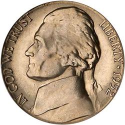 Lot 702 - 1952-S Jefferson Nickel ICG MS66 FS