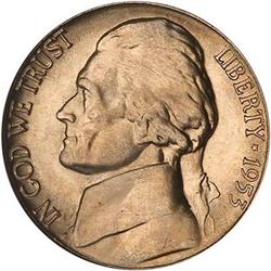 Lot 704 - 1953-S Jefferson Nickel NGC MS67