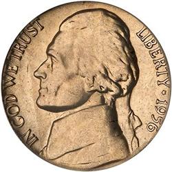 Lot 709 - 1956 Jefferson Nickel ICG MS67 FS