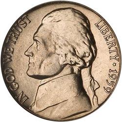 Lot 710 - 1959-D Jefferson Nickel NGC MS65 5FS