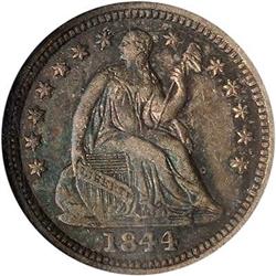 Lot 716 - 1844-O Liberty Seated Half Dime NGC AU53