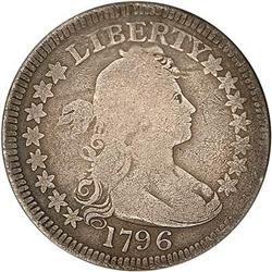Lot 726 - 1796 Draped Bust Quarter Dollar