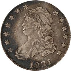 Lot 729 - 1821 Capped Bust Quarter Dollar PCGS VF35