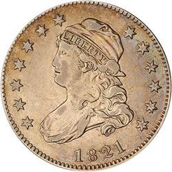 Lot 730 - 1821 Capped Bust Quarter Dollar