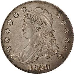 Lot 734 - 1825 Capped Bust 25c 5 over 3 or 4 B-2 PCGS XF40