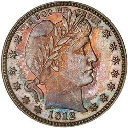 Lot 746 - 1912 Barber Quarter Dollar PCGS PR65
