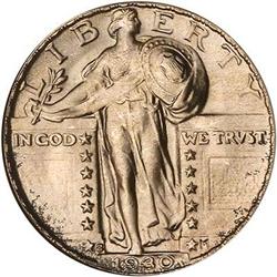 Lot 749 - 1930-S Liberty Standing Quarter Dollar NGC MS66 FH