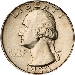 Lot 750 - 1932-D Washington Quarter Dollar PCGS MS63