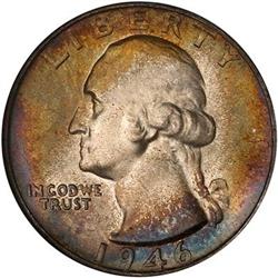 Lot 754 - 1946-S Washington Quarter Dollar NGC MS67