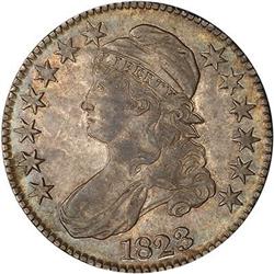 Lot 776 - 1823 Capped Bust Half Dollar O-104