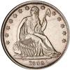 Image 1 : Lot 778 - 1839 Liberty Seated Half Dollar. Drapery NGC MS61