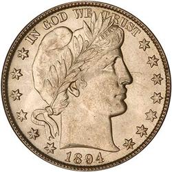 Lot 781 - 1894-O Barber Half Dollar PCGS MS64