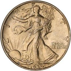 Lot 800 - 1934-D Liberty Walking Half Dollar NGC MS65