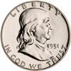 Lot 818 - 1951 Franklin Half Dollar NGC PF67 W
