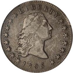 Lot 831 - 1795 $1 2 leaves beneath each wing PCGS VF20