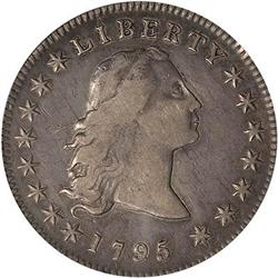 Lot 832 - 1795 $1 3 leaves beneath each wing PCGS VF30