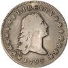 Lot 833 - 1795 Flowing Hair Dollar. Silver plug