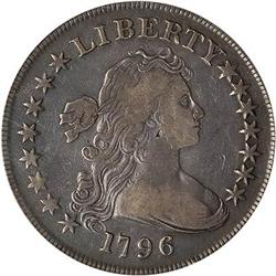 Lot 835 - 1796 Bust $1-. Large date, small letters PCGS VF20