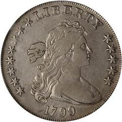 Lot 840 - 1799 Draped Bust Dollar ICG VF35