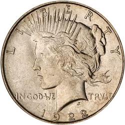 Lot 854 - 1922-D Peace Dollar PCGS MS65