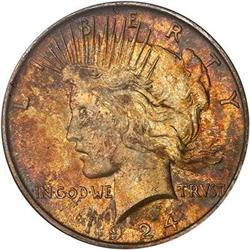 Lot 858 - 1924 Peace Dollar NGC MS64