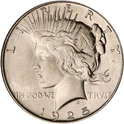 Lot 860 - 1925 Peace Dollar NGC MS67