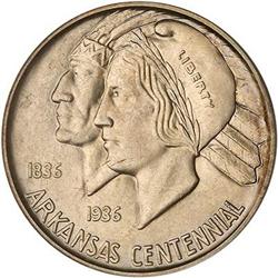 Lot 872 - 1937-S Arkansas Half Dollar PCGS MS65