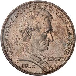 Lot 881 - 1918 Illinois Half Dollar NGC MS67